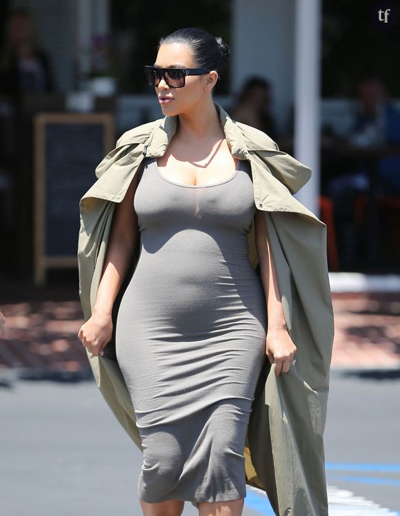 Kim Kardashian a pris près de 9 kilos depuis le début de sa grossesse.