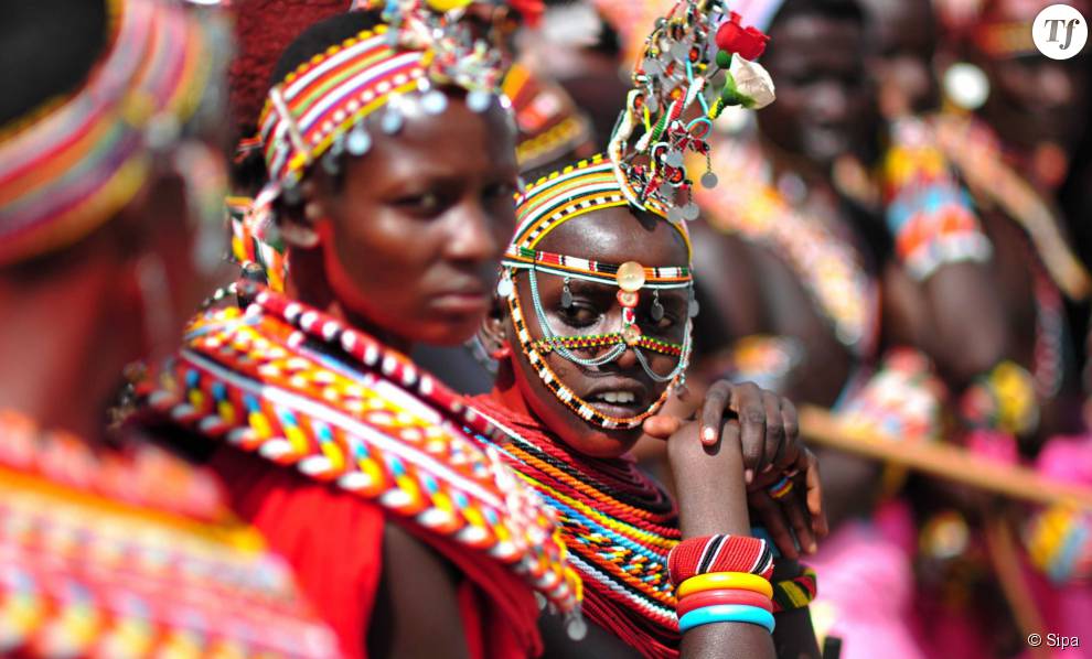  Une fille Samburu à Isiolo dans le nord du Kenya. 