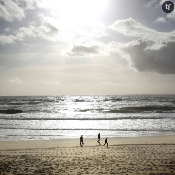 La plage de Lacanau (Gironde).