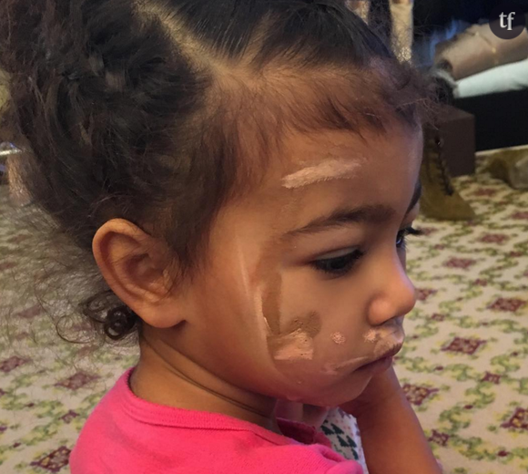 North West et le contouring