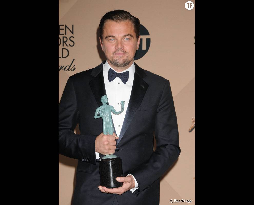Leonardo di Caprio aux &quot;Annual Screen Actors Guild Awards&quot; le 30 janvier 2016