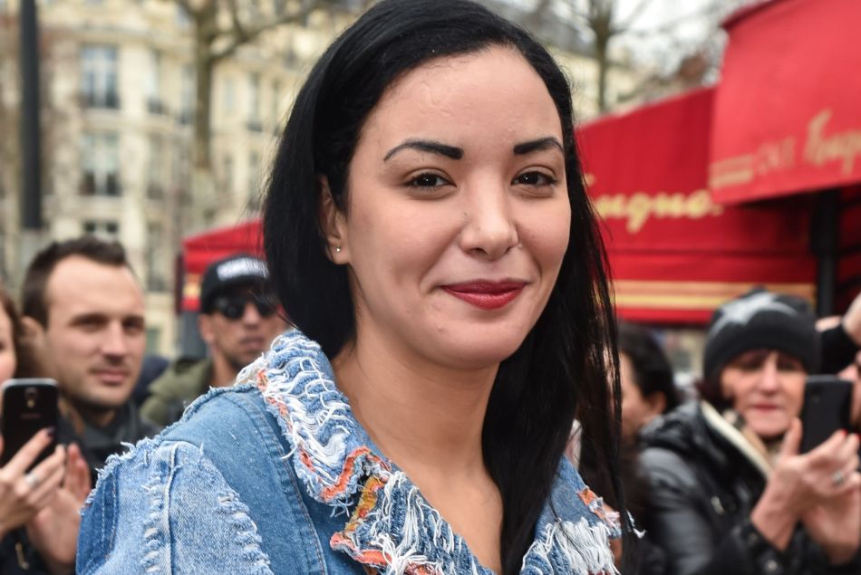 Loubna Abidar à son arrivée au déjeuner des nommés aux César 2016 au Fouquet's à Paris, le 6 février 2016