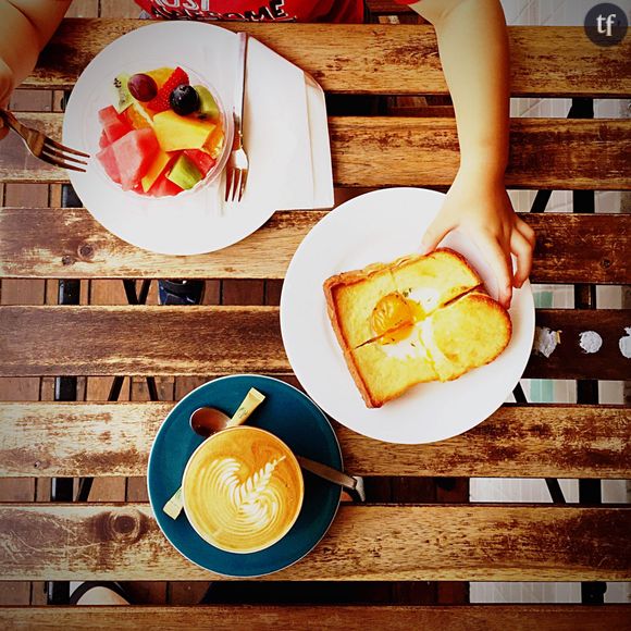 Un bon petit déjeuner en famille