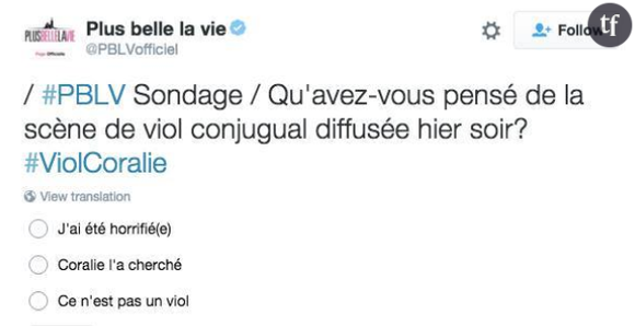 Le tweet, depuis supprimé.