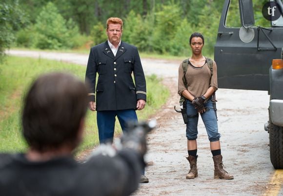 Abraham et Sasha dans The Walking Dead