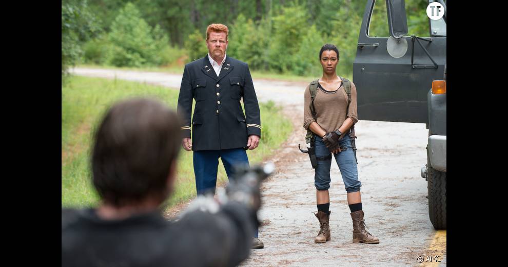 Abraham et Sasha dans The Walking Dead