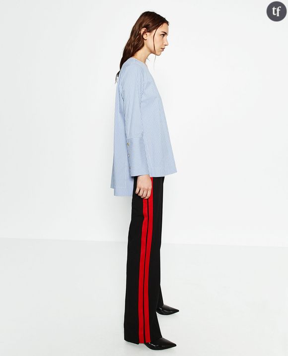 Pantalon Zara à bandes latérales