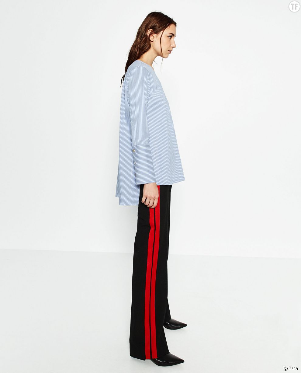 Pantalon Zara à bandes latérales