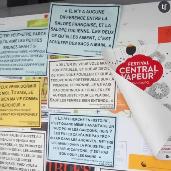 L'Université de Strasbourg placarde les messages sexistes de ses professeurs