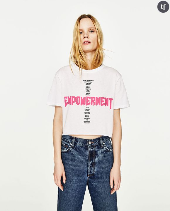 T-shirt "Empowerment" Zara, 5,95€