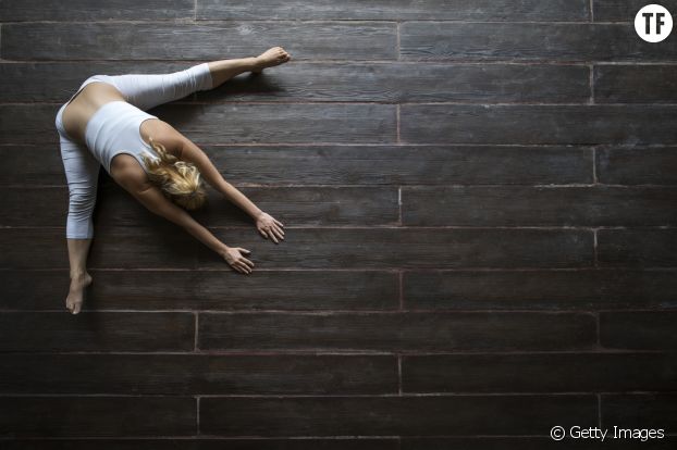 Yoga : posture de l'angle ouvert