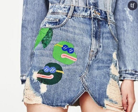 Cette jupe Zara avec des grenouilles fait polémique