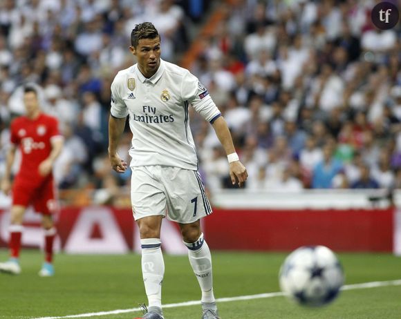 Cristiano Ronaldo lors du quart de finale retour de la Ligue des champions, Real Madrid - Bayern Munich