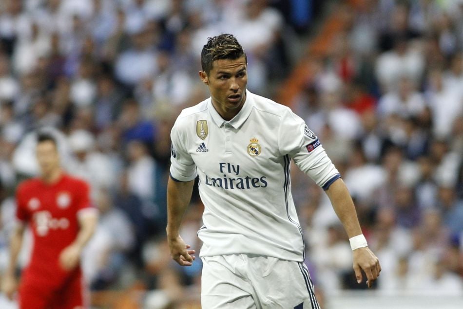 Cristiano Ronaldo lors du quart de finale retour de la Ligue des champions, Real Madrid - Bayern Munich