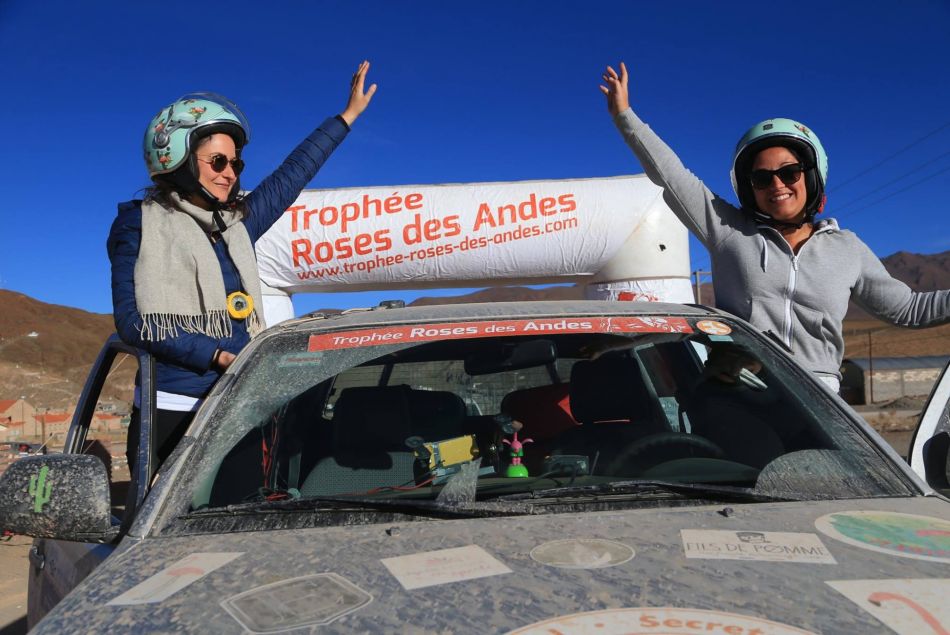 Marie et Julie, participantes du trophée Roses des Andes 2017