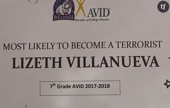 Quand une école remet un diplôme de "terroriste en devenir" à une ado