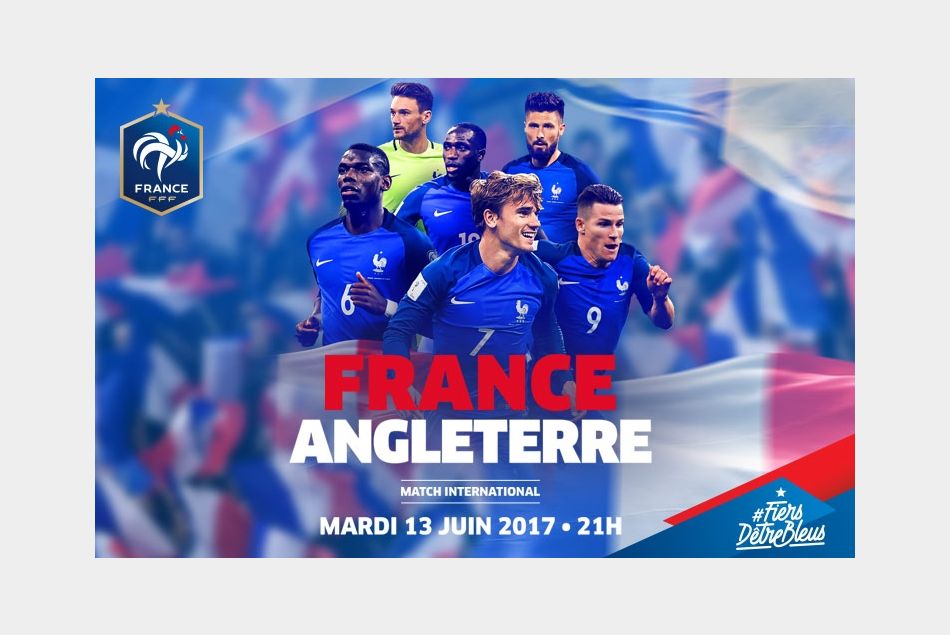 Match France-Angleterre le 13 juin 2017