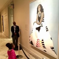 Cette petite fille subjuguée par un tableau de Michelle Obama a fait fondre la planète