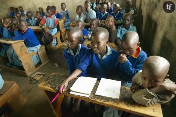 Elèves dans une école de Tsavo National Park au Kenya