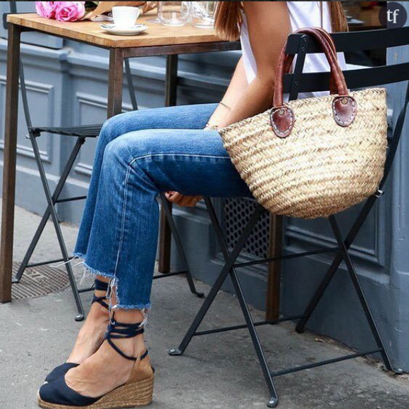 Les espadrilles compensées, chaussures tendance du printemps/été