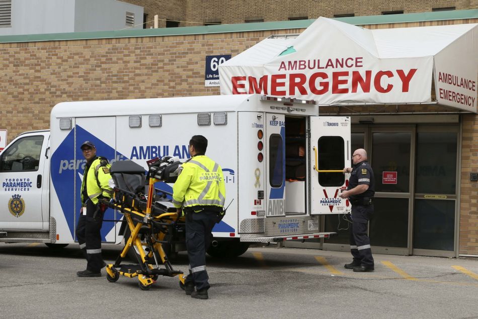 Services d'urgences de l'hôpital SunnyBrook de Toronto, mardi 24 avril