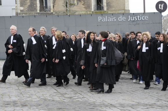 Manifestation d'avocat·e·s à Nantes en 2011