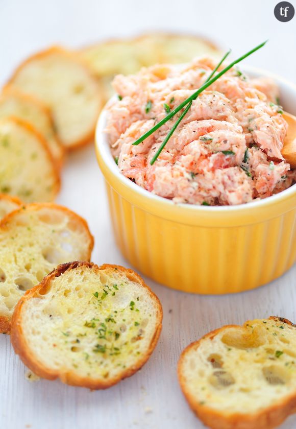 La recette de la tartinade au saumon fumé