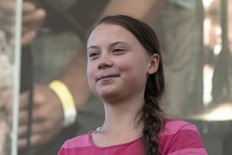 L'activiste écologiste Greta Thunberg.