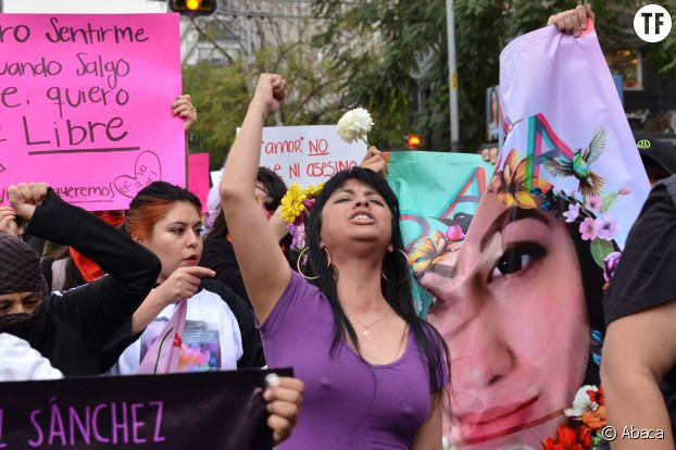 Manifestation des citoyennes mexicaines contre les violences sexistes et sexuelles.