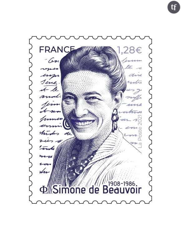 Un timbre Simone de Beauvoir pour le 8 mars.