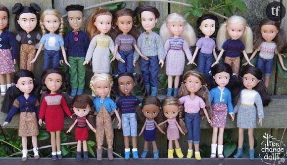 Le projet "Tree Change Dolls" recycle les poupées préférées de vos enfants.