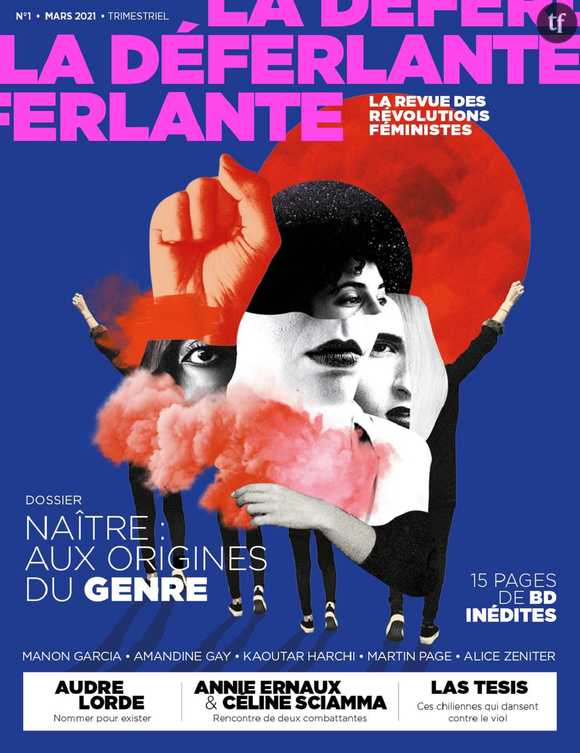 La Déferlante, la nouvelle revue trimestrielle qui fait résonner les luttes féministes.