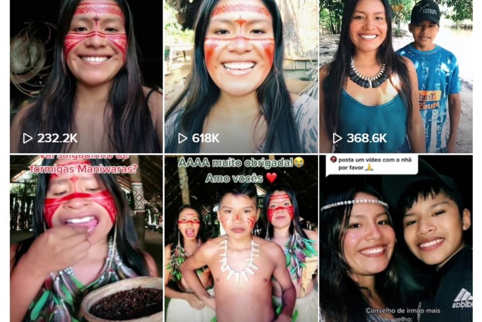 Sur TikTok, Cunhaporanga relaie les traditions indigènes d'Amazonie