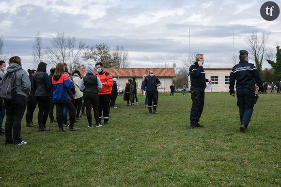 Des habitants organisent des recherches pour retrouver Delphine Jubillar le 23 décembre 2020 à Cagnac-les-Mines