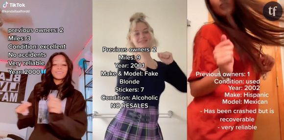 Sur TikTok, des femmes se comparent à des voitures d'occasion (et ça fait flipper)