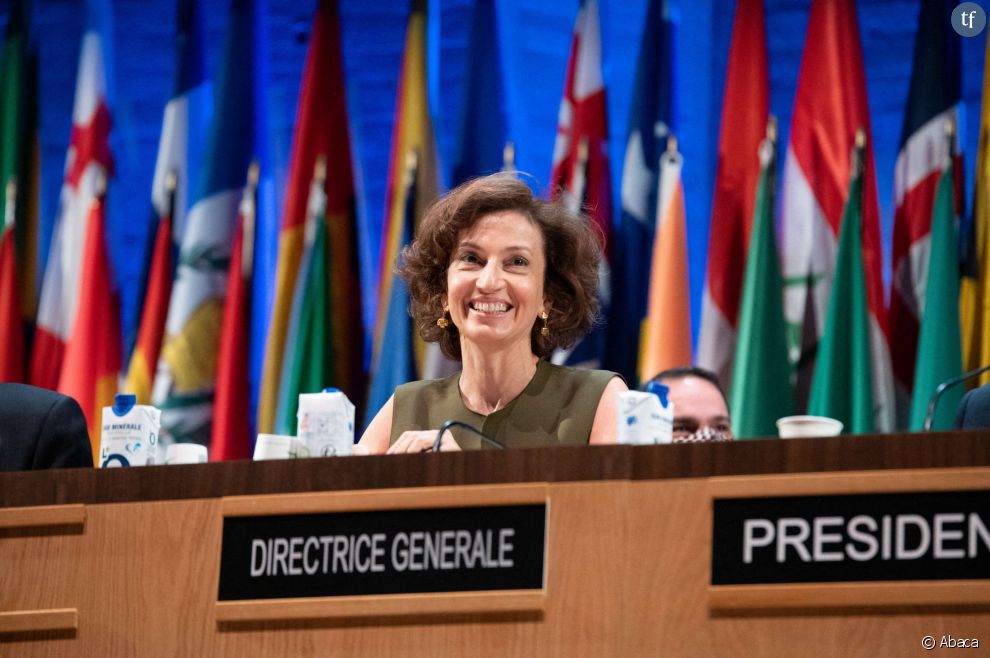  La Directrice générale de l&#039;UNESCO Audrey Azoulay réélue le 9 novembre 2021 à Paris 