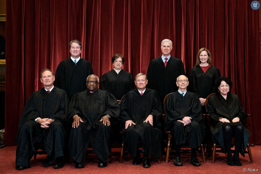 Les 9 juges de la Cour suprême des Etats-Unis