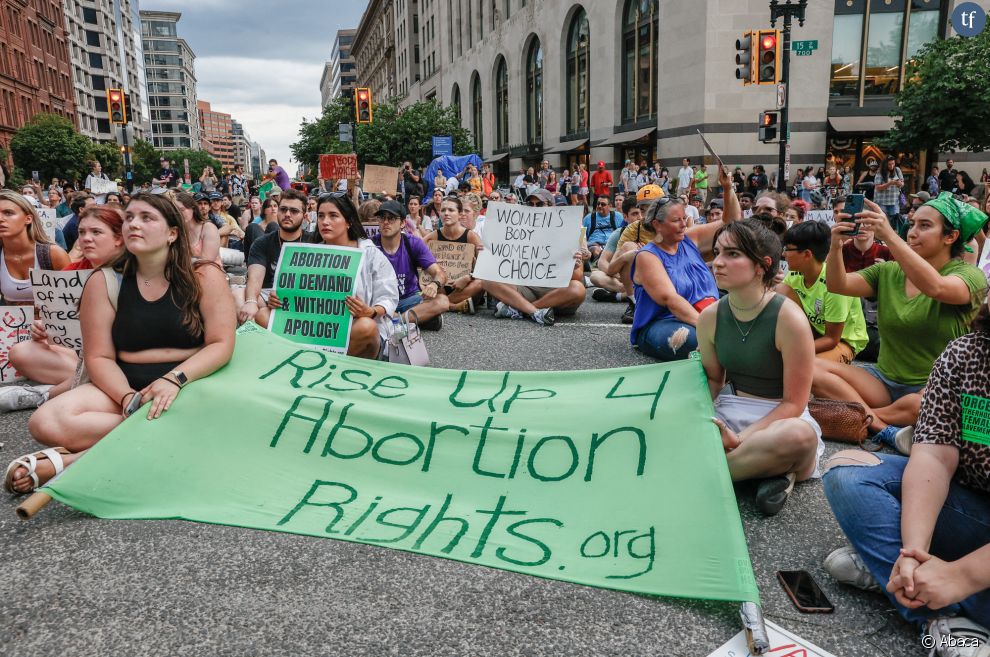 Des militantes pro-avortement, juin 2022