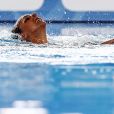 Linda Cerruti, athlète de natation artistique, lors des Championnats d'Europe de Rome
