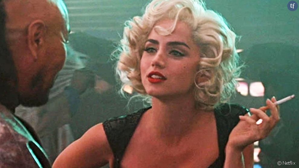 Ana de Armas en Marilyn dans le film d&#039;Andrew Dominik,  Blonde 