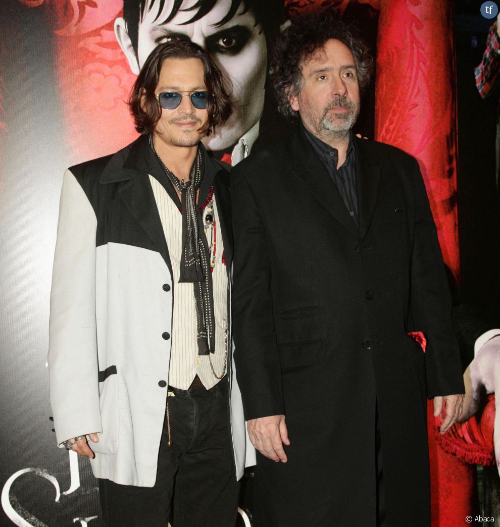  Johnny Depp et Tim Burton à la première de &quot;Dark Shadows&quot; à Londres le 9 mai 2012  