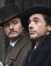 Jude Law et Robert Downey J dans "Sherlock Holmes"