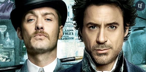 Jude Law et Robert Downey Jr dans "Sherlock Holmes"