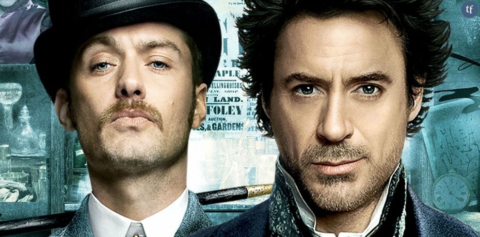 Jude Law et Robert Downey Jr dans &quot;Sherlock Holmes&quot;