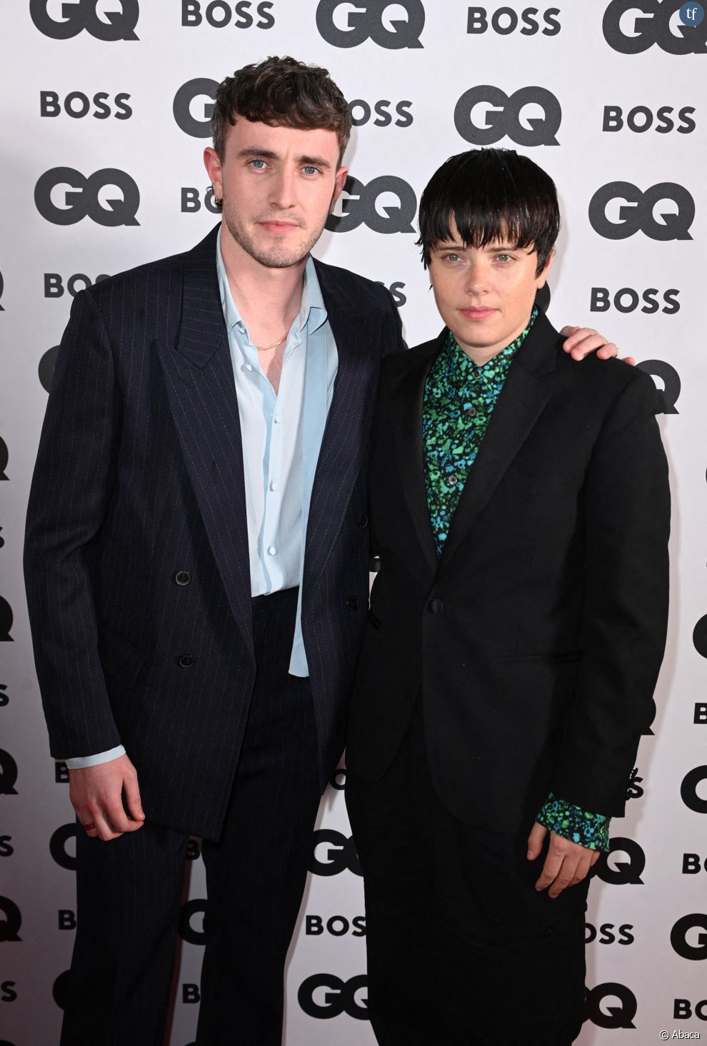  Paul Mescal et la réalisatrice Charlotte Wells aux GQ Men of the Year Awards 2022 à Londres en novembre 2022 