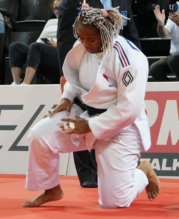 Victime de haine sexiste et raciste sur les réseaux sociaux, la championne de judo Romane Dicko compte bien porter plainte. Une décision non seulement intime mais militante. 
DICKO Romane of France during the European Judo Championships Individuals 2023 on November 5, 2023 at Sud de France Arena in Montpellier, France