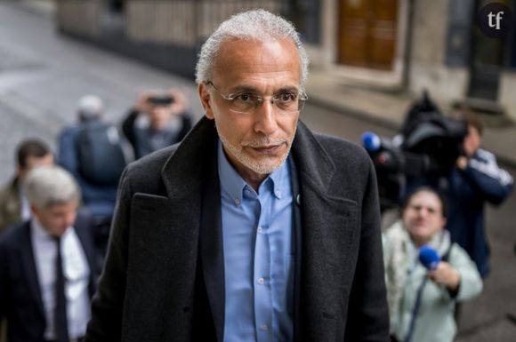 L'islamologue suisse Tariq Ramadan, jugé pour viol et contrainte sexuelle, arrive au tribunal correctionnel de Genève, le 29 mai 2024