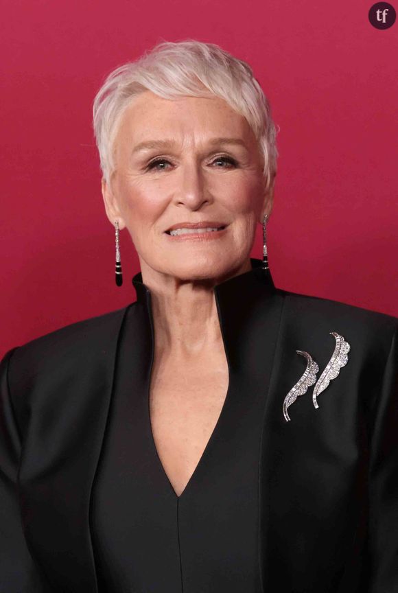 LOS ANGELES, CA - OCTOBER 16: Glenn Close at  the world premiere of Hulu's ‘All's Fair’ at the DGA theatre in Los Angeles, California on October 16, 2025.