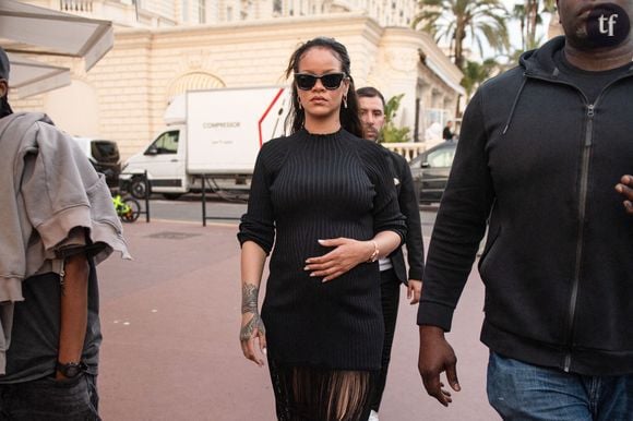 Rihanna est toujours à Cannes aux côtés de son compagnon Asap Rocky.
