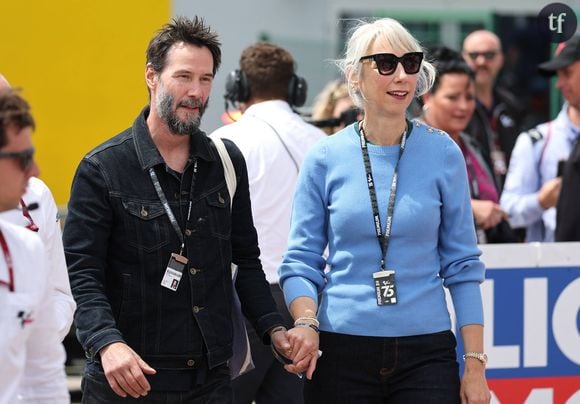 Keanu Reeves, passionné de moto, est venu jusqu'à Hohenstein-Ernstthal pour le grand prix moto GP d'Allemagne le 7 juillet 2024.

© Imago / Panoramic / Bestimage